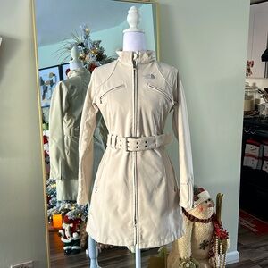 The North Face Women's Beige Belted Trench Coat